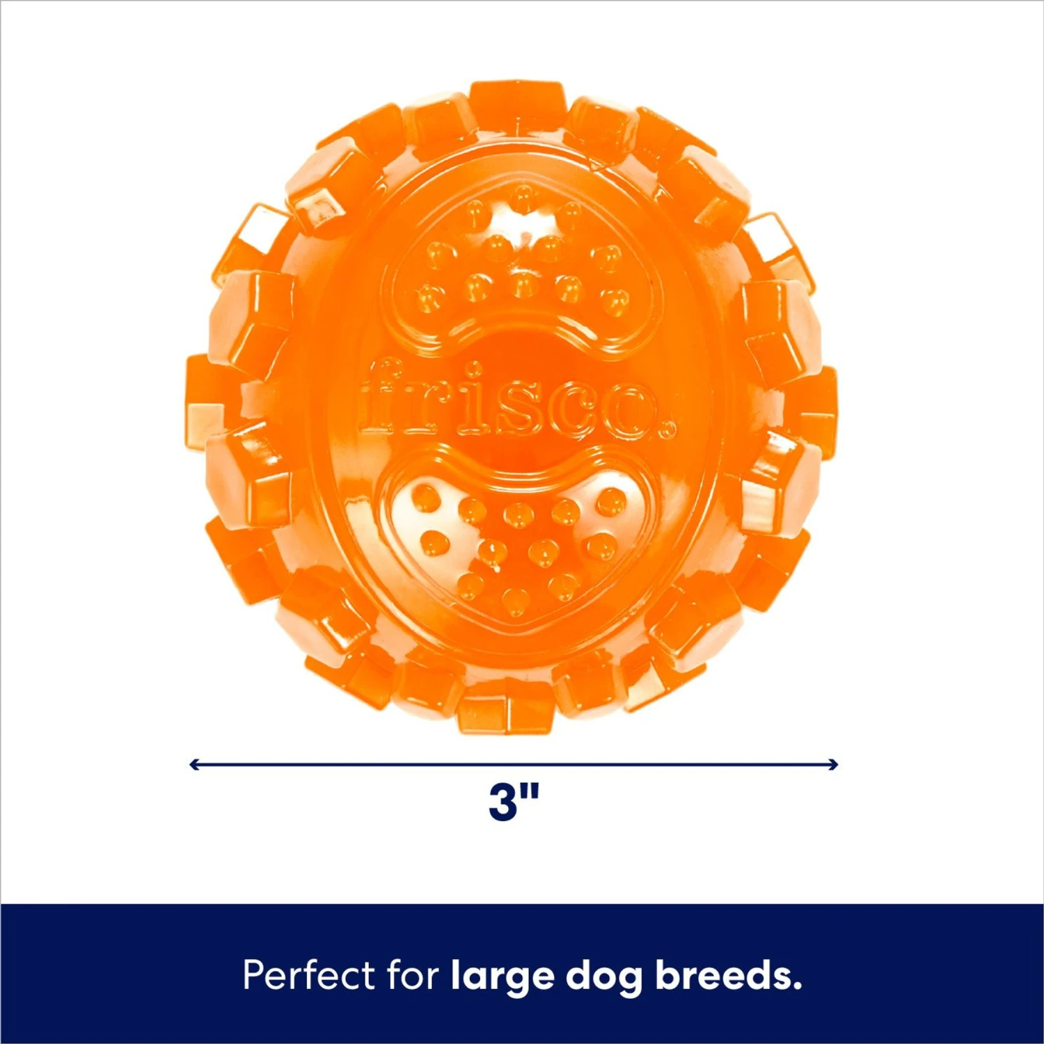 Frisco Fetch Squeaky TPR Ball Dog Toy - Image 2