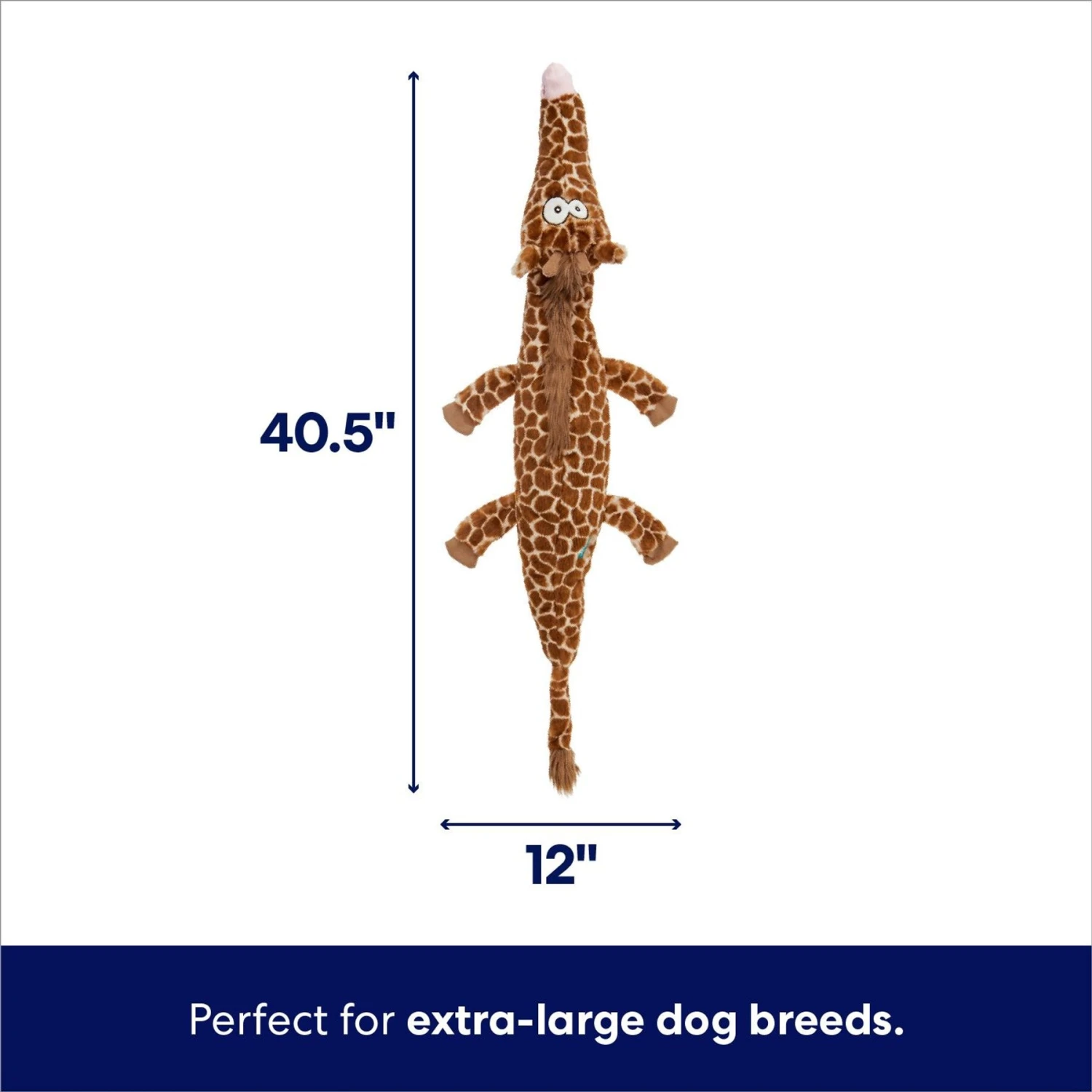 Frisco Giraffe Wagazoo Plush Squeaky Dog Toy - Image 2