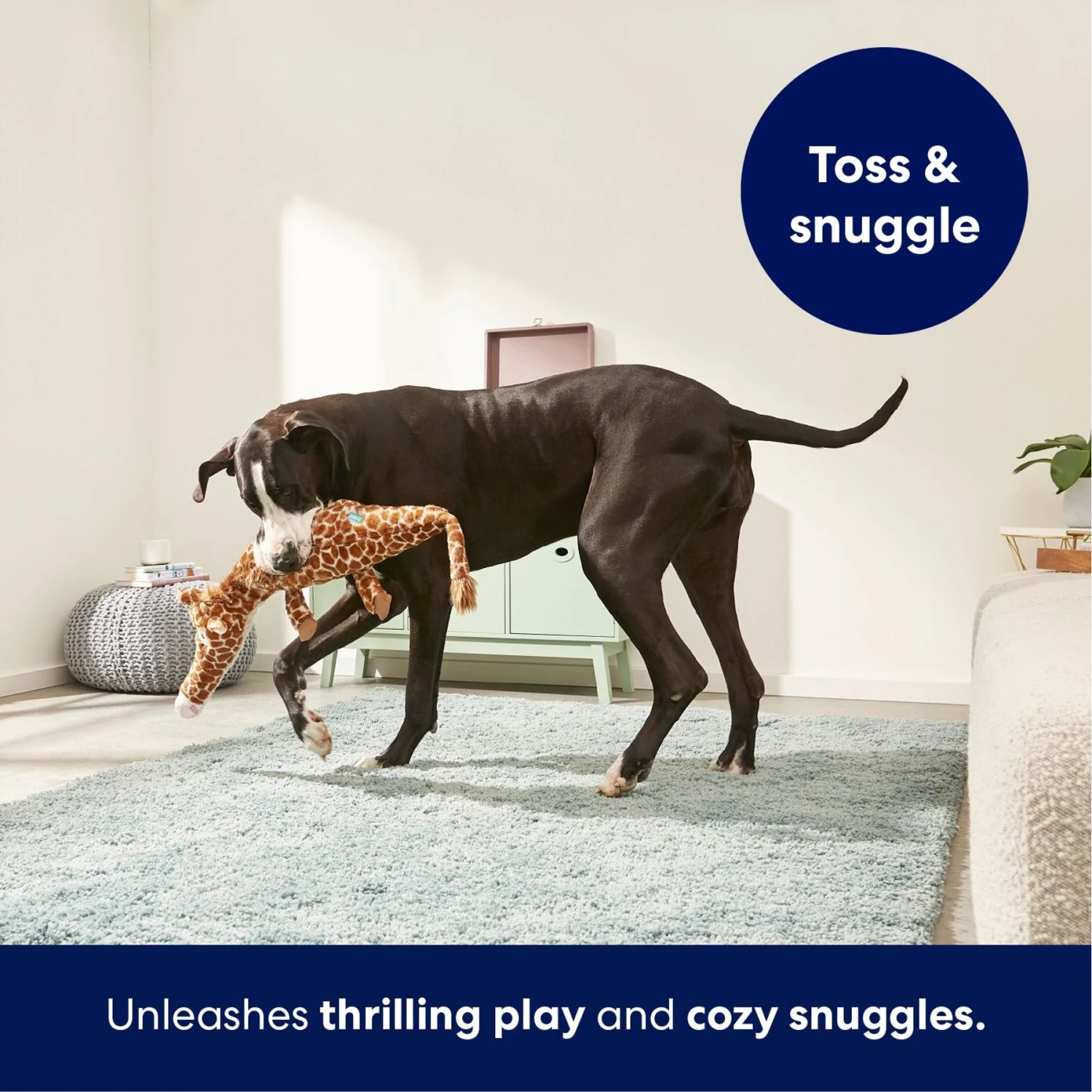 Frisco Giraffe Wagazoo Plush Squeaky Dog Toy - Image 5