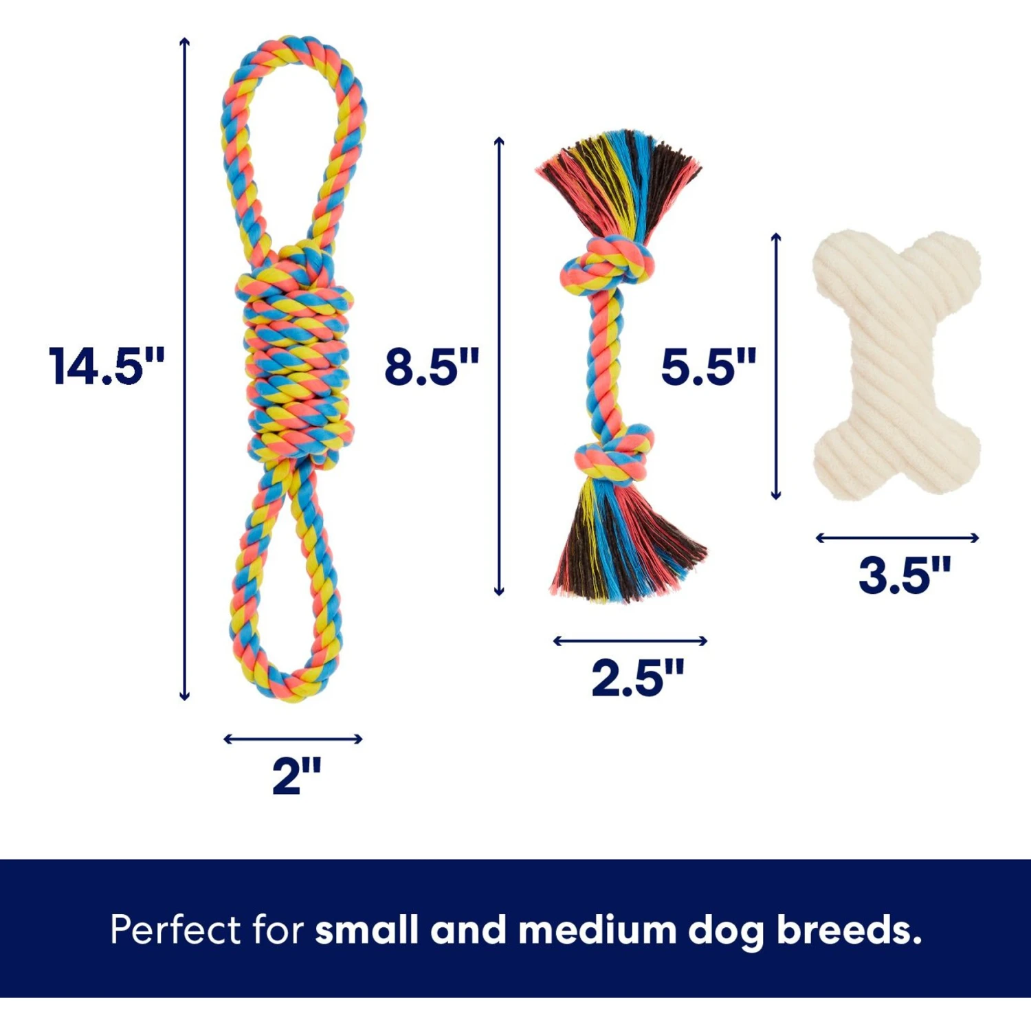 Frisco Jungle Pals Plush & Rope Variety Pack Dog Toy - Image 3