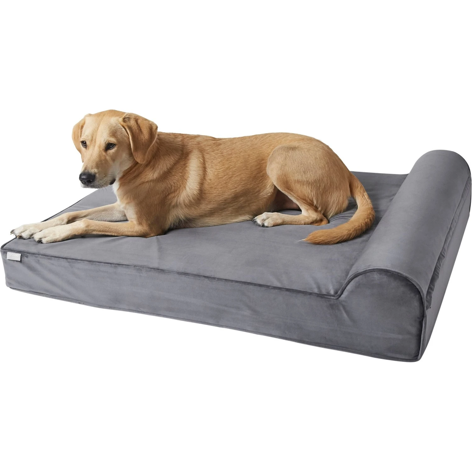 Frisco Orthopedic Chaise Pillow Dog Bed W/Removable Cover - Image 3