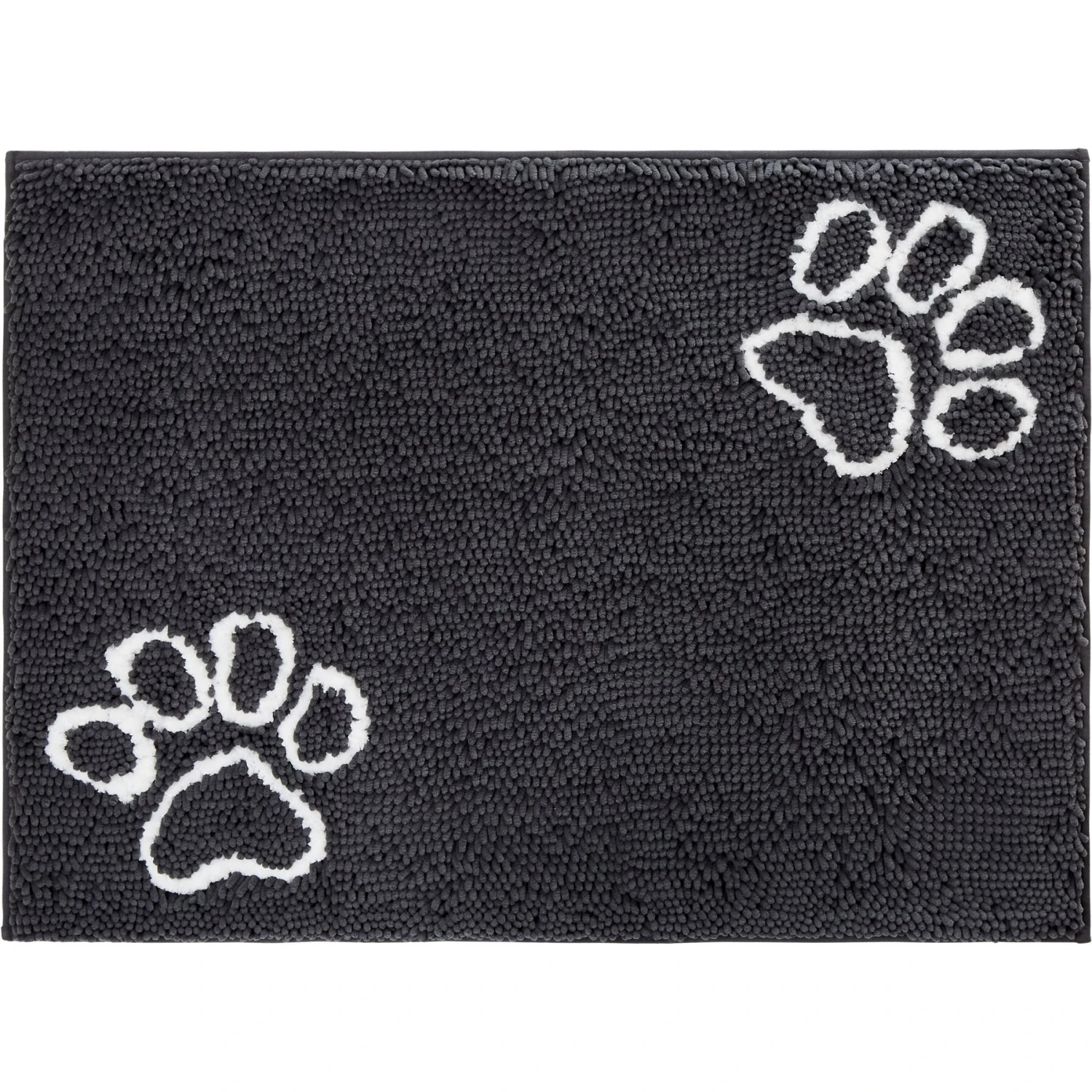 Frisco Microfiber Chenille Paw Print Doormat