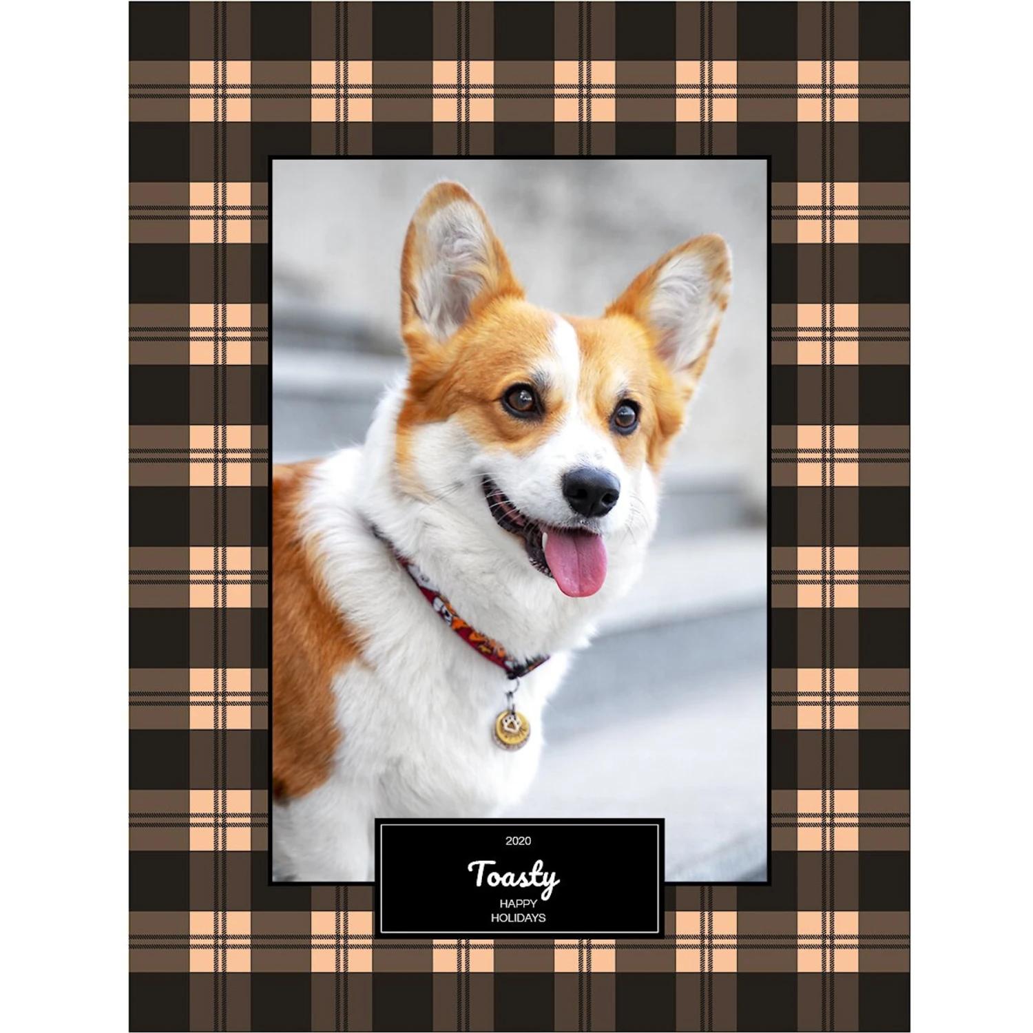Frisco Plaid Sherpa Fleece Personalized Blanket, 60" X 80" - Image 3