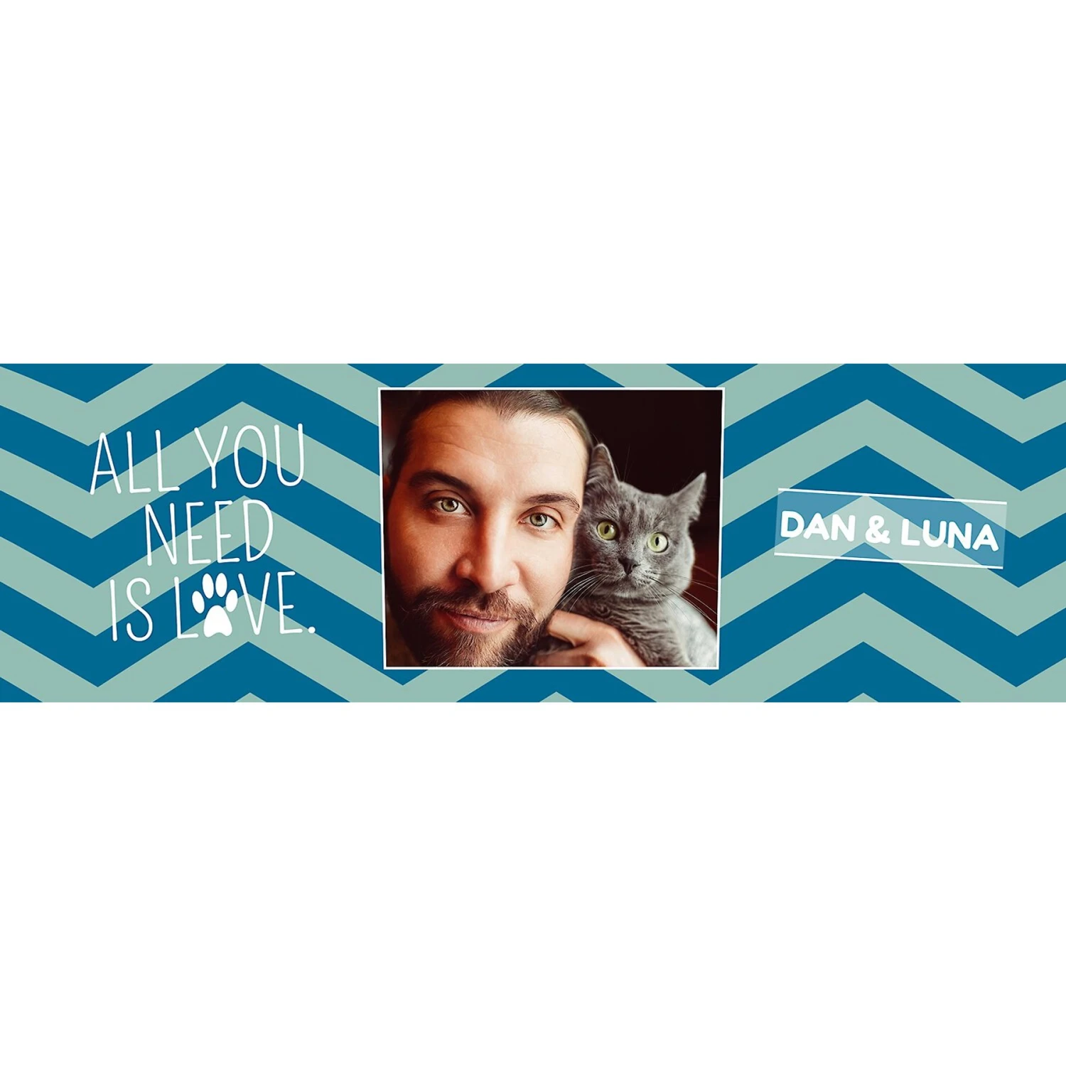 Frisco Double Walled "All You Need Is Love" Personalized Tumbler, 30-oz Cup - Image 3