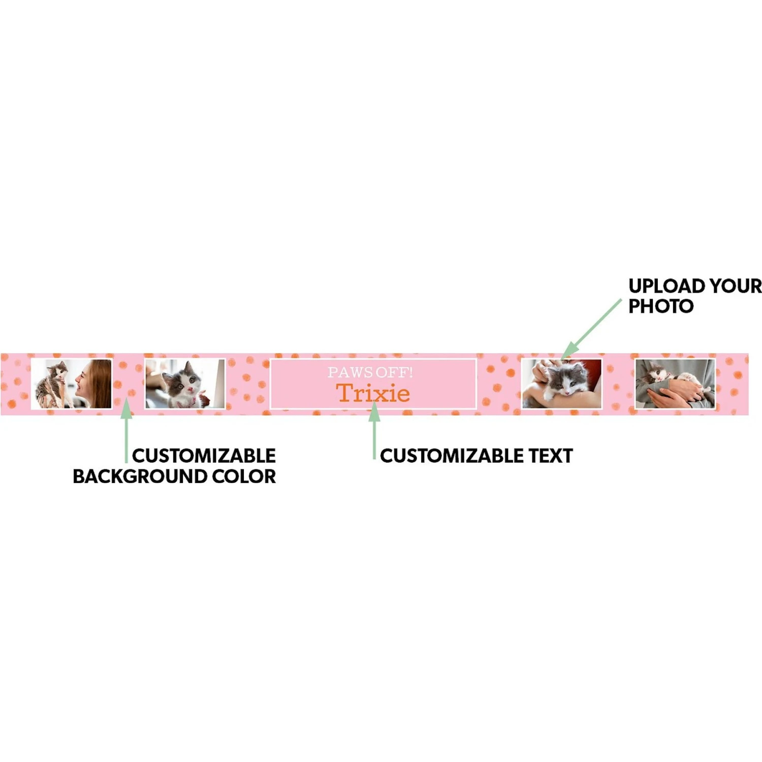 Frisco "Paws Off" Ceramic Personalized Dog & Cat Bowl - Image 2