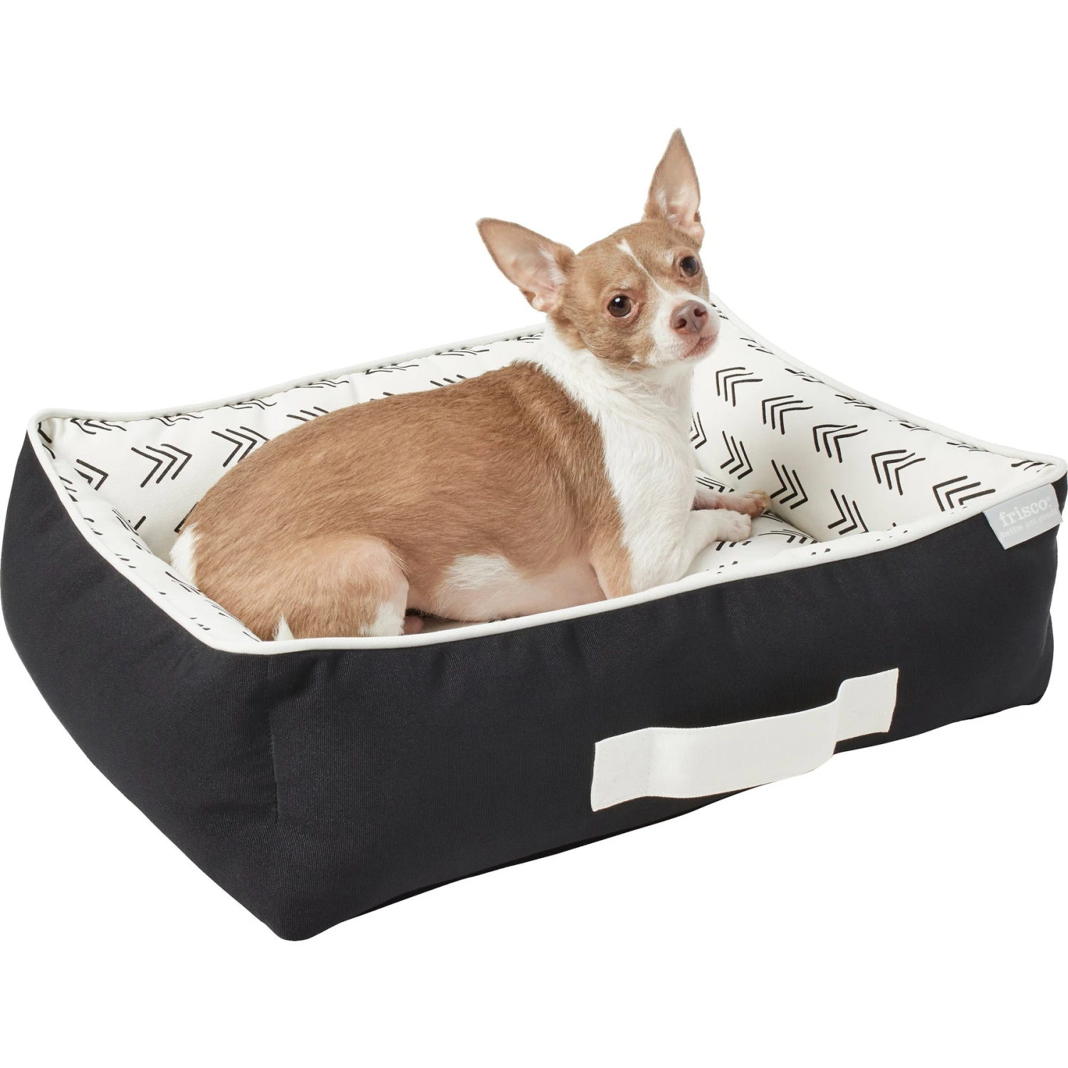 Frisco Indoor/Outdoor Modern Cuddler Bolster Cat & Dog Bed - Image 3