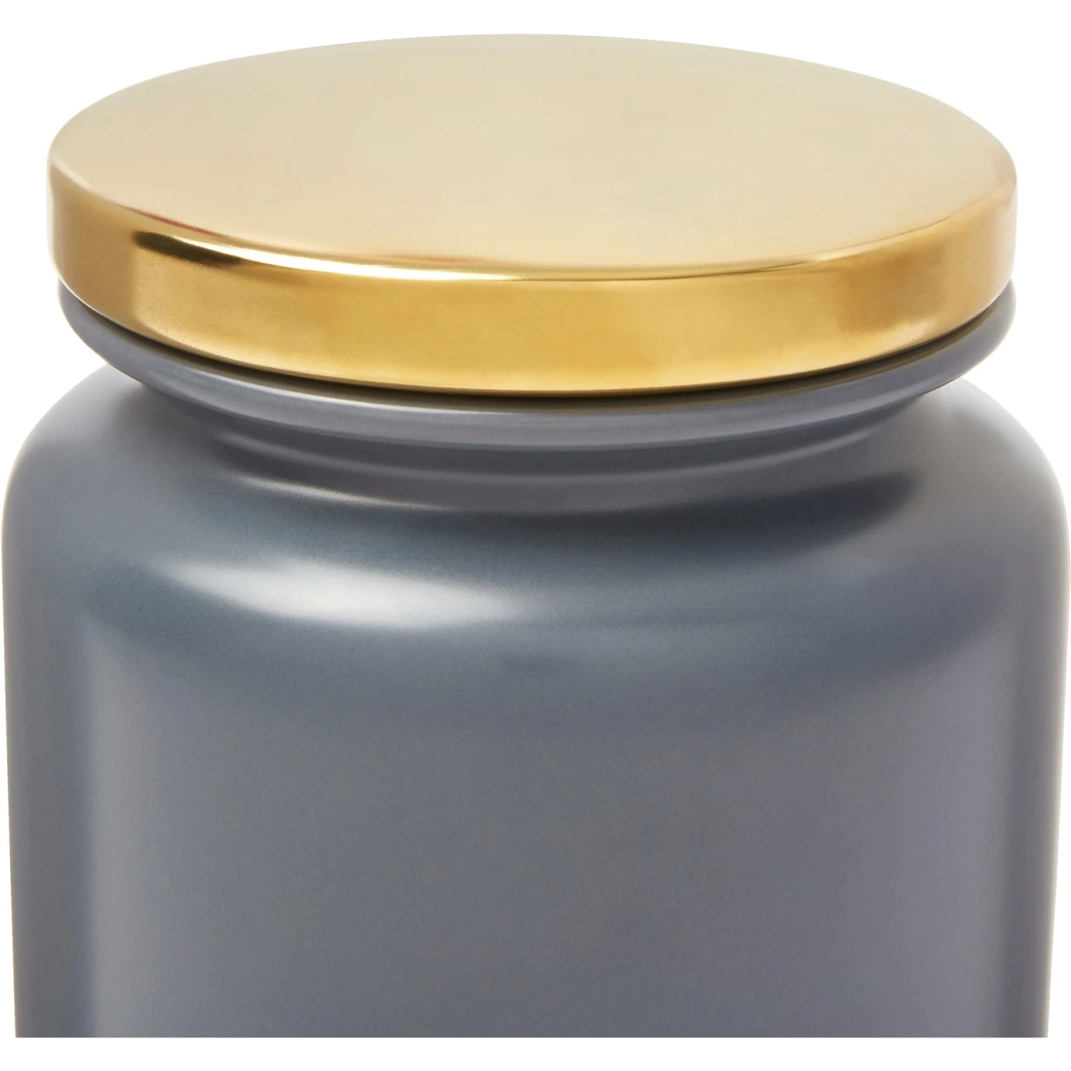 Frisco Modern Gold Rim Ceramic Treat Jar - Image 4