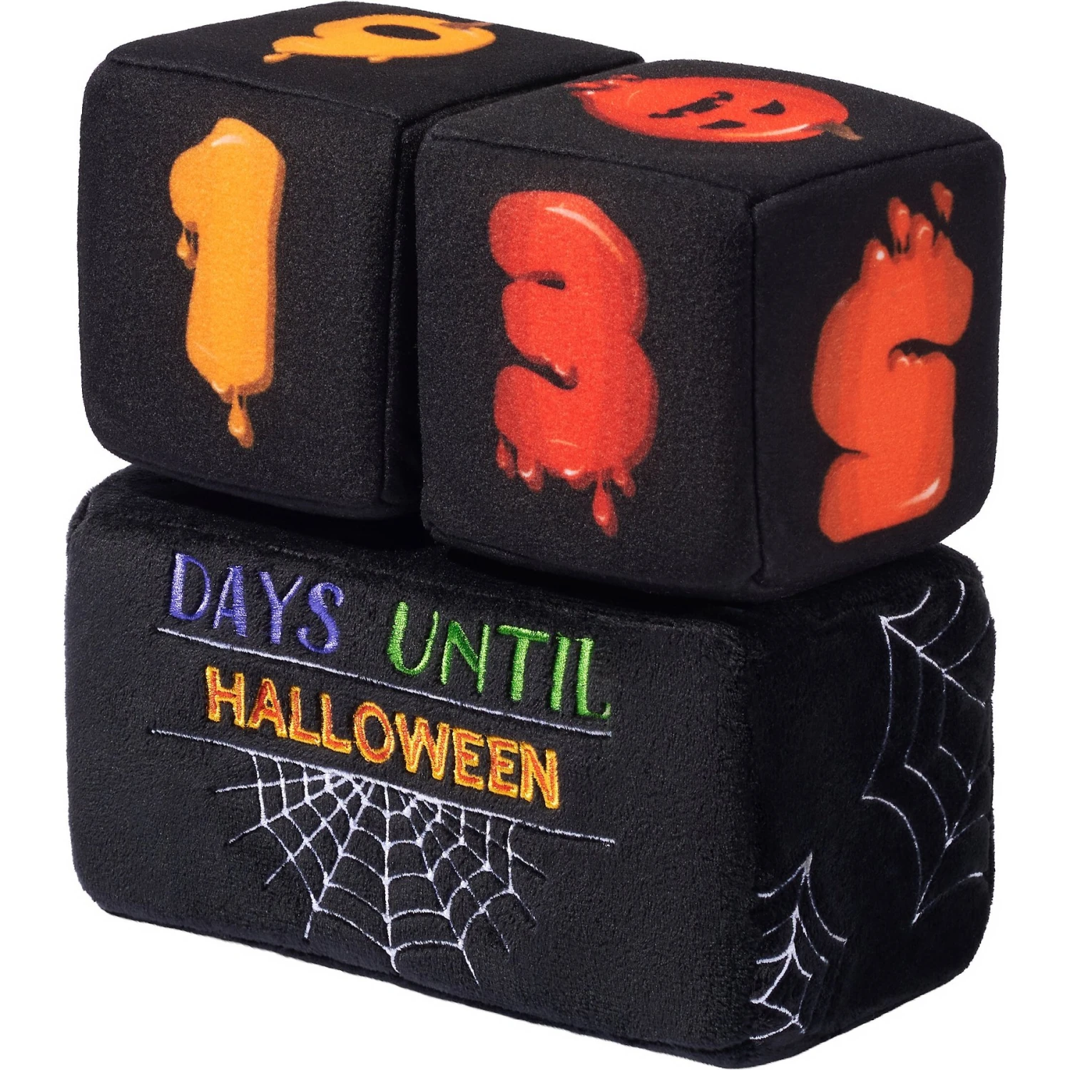 Frisco Halloween 30 Days Of Halloween Countdown Blocks Plush Squeaky Dog Toy