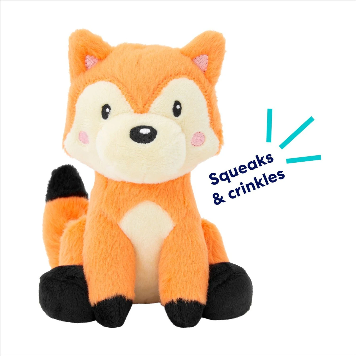 Frisco Camping Fox Plush Squeaky Dog Toy - Image 3
