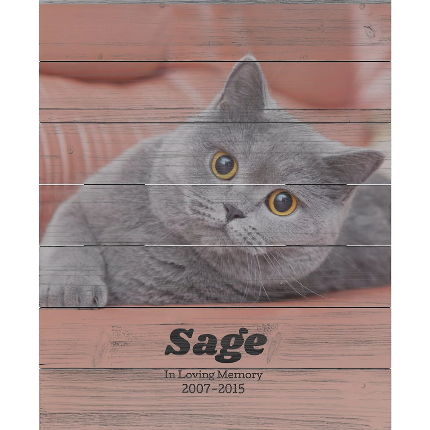 Frisco Personalized "Classic Photo" Rustic Wood Wall Decor, 16" X 20" - Image 3