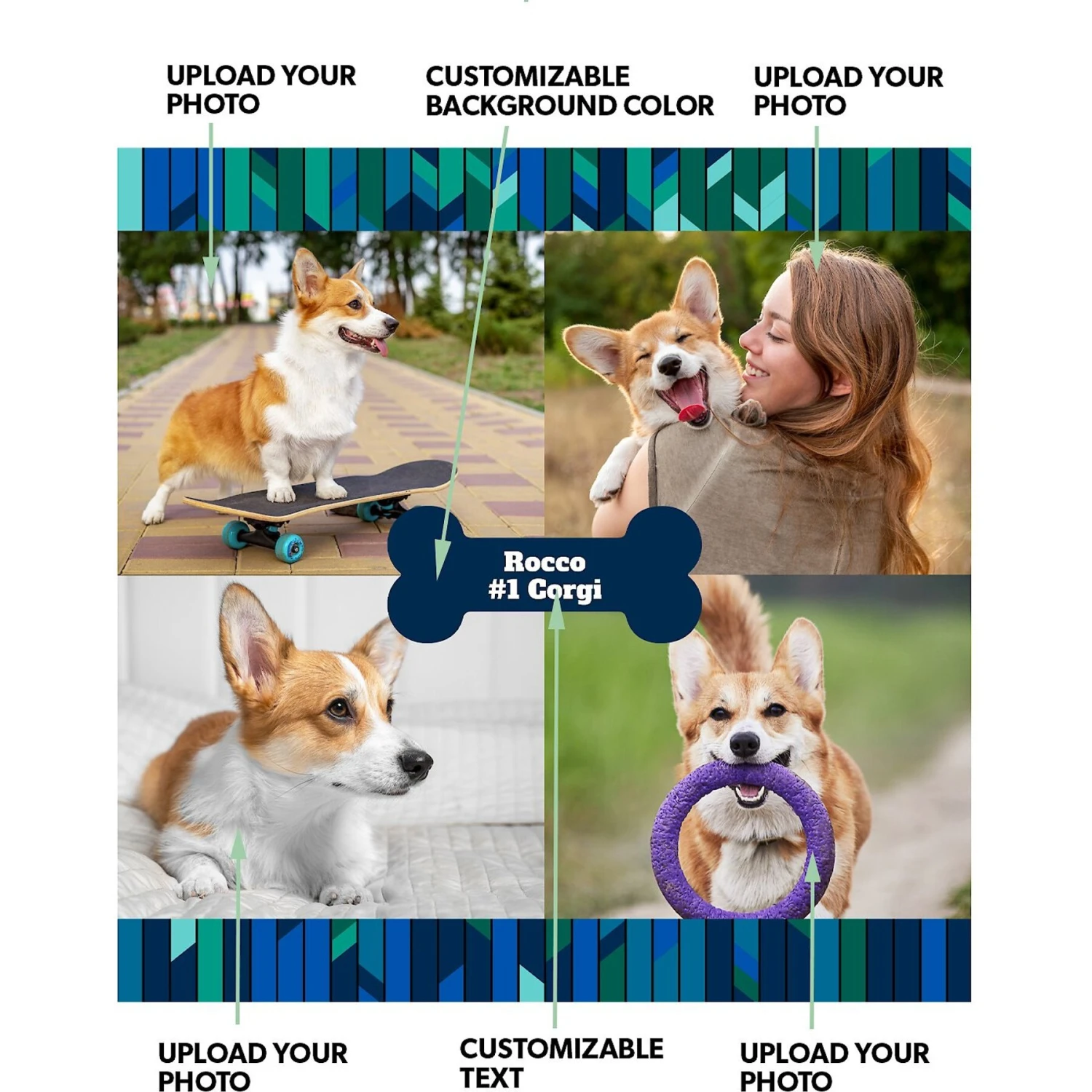 Frisco "Contemporary #2" Ceramic Photo Tile With Stand - Image 2