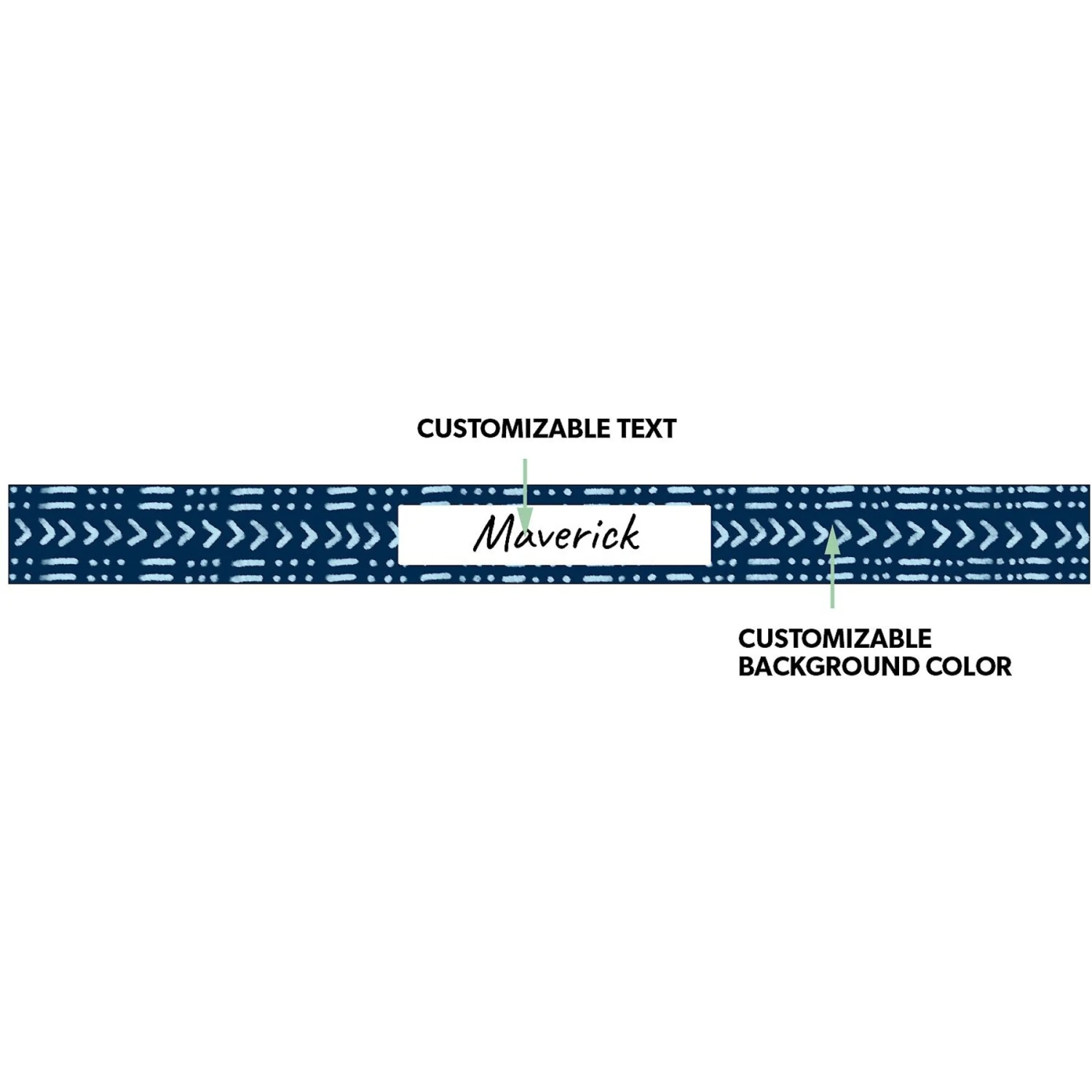 Frisco Personalized Mudcloth Dog Bowl - Image 2