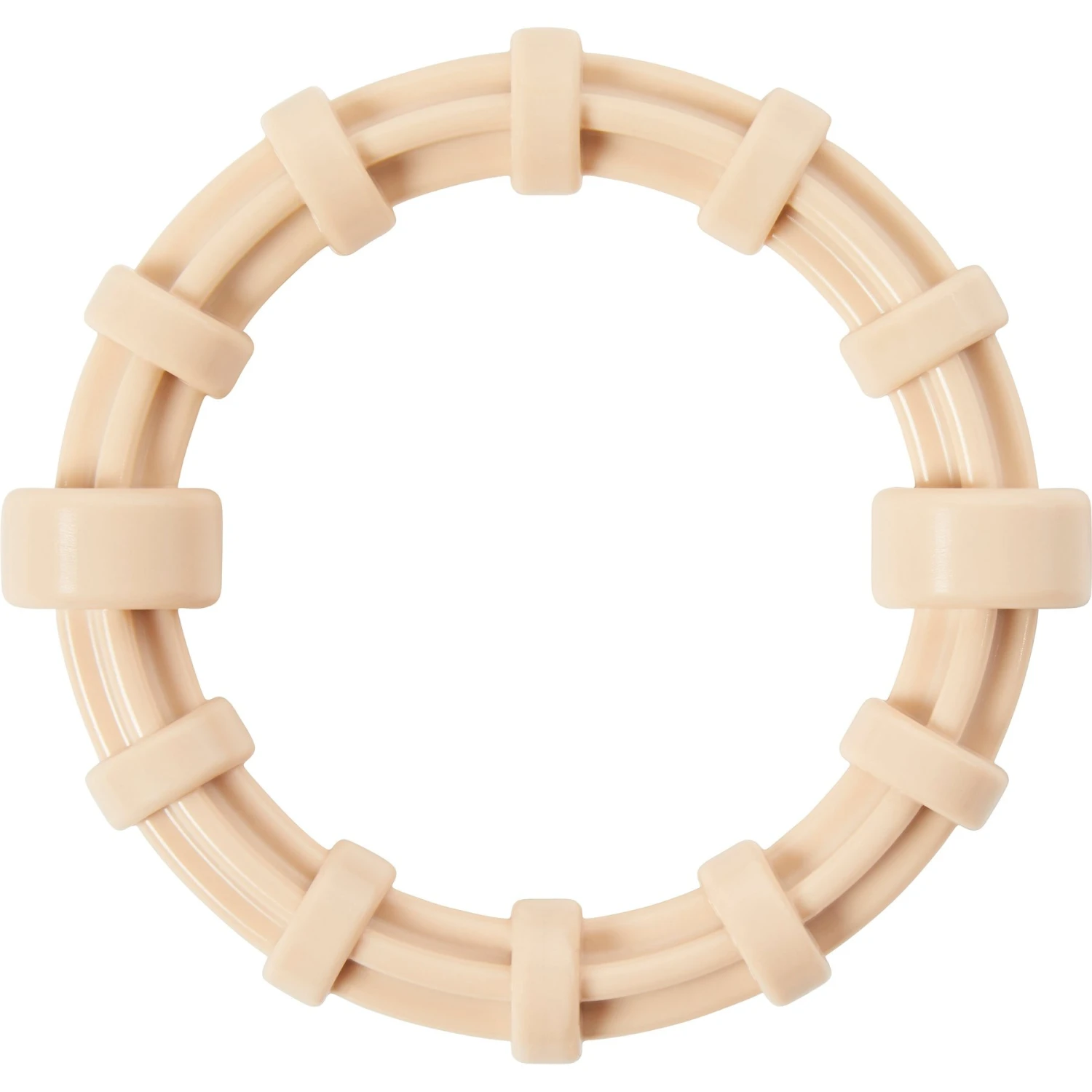 Frisco Ring Tough Nylon Chew Dog Toy, Chicken Flavor