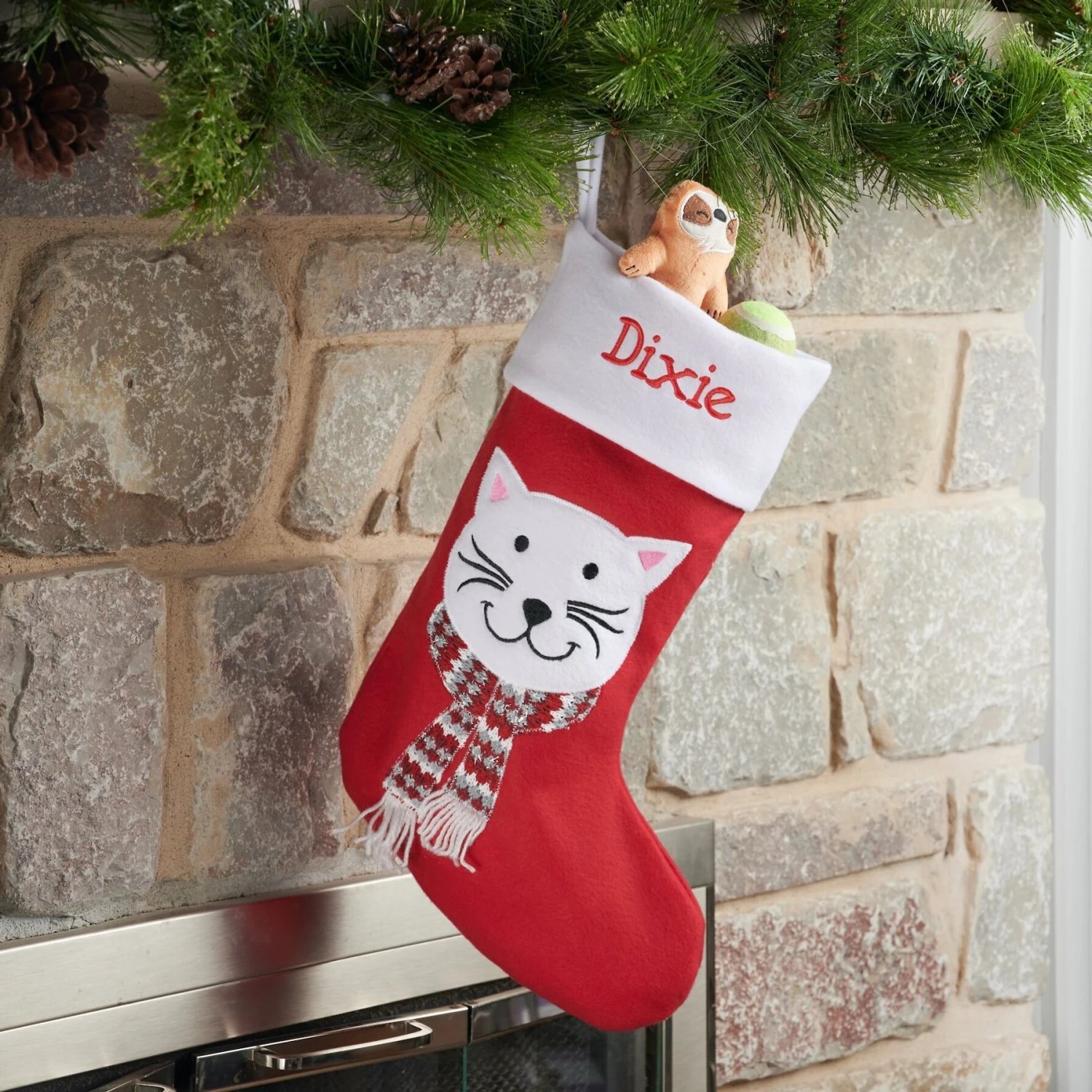 Frisco Holiday Personalized Cat Stocking - Image 2