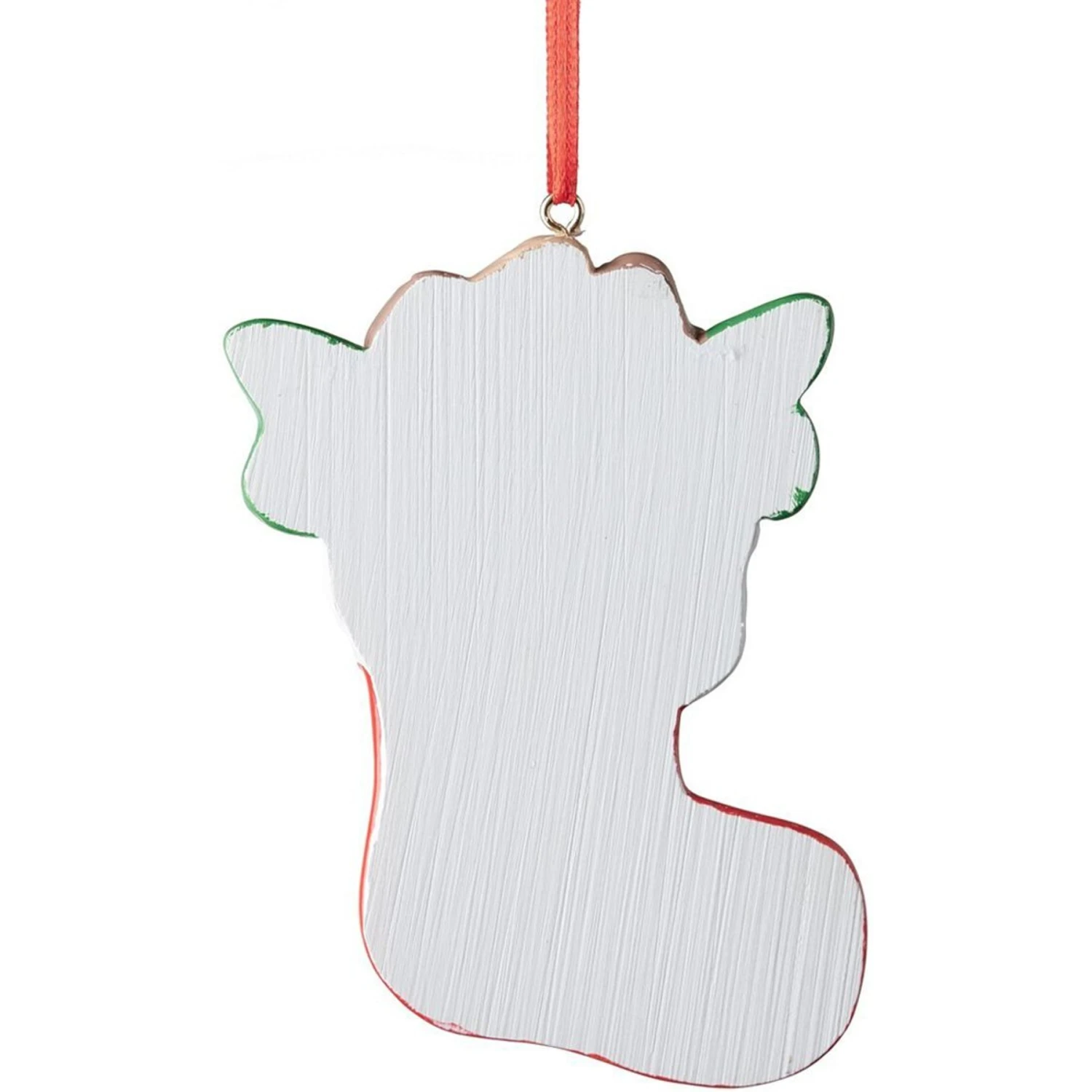 Frisco Dog In Stocking Resin Personalized Ornament - Image 4
