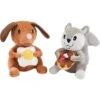 Frisco Brunch Flying Breakfast Critters Plush Squeaky Dog Toy