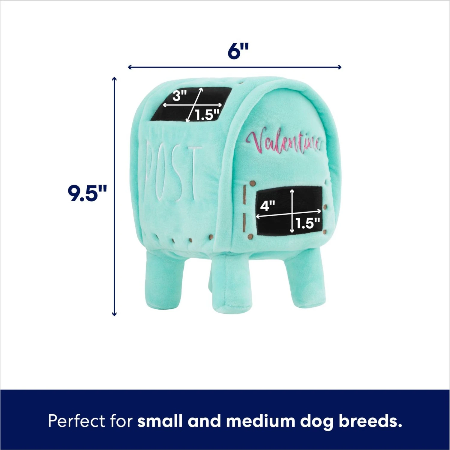 Frisco Valentine Love Letters Hide & Seek Puzzle Plush Squeaky Dog Toy - Image 2