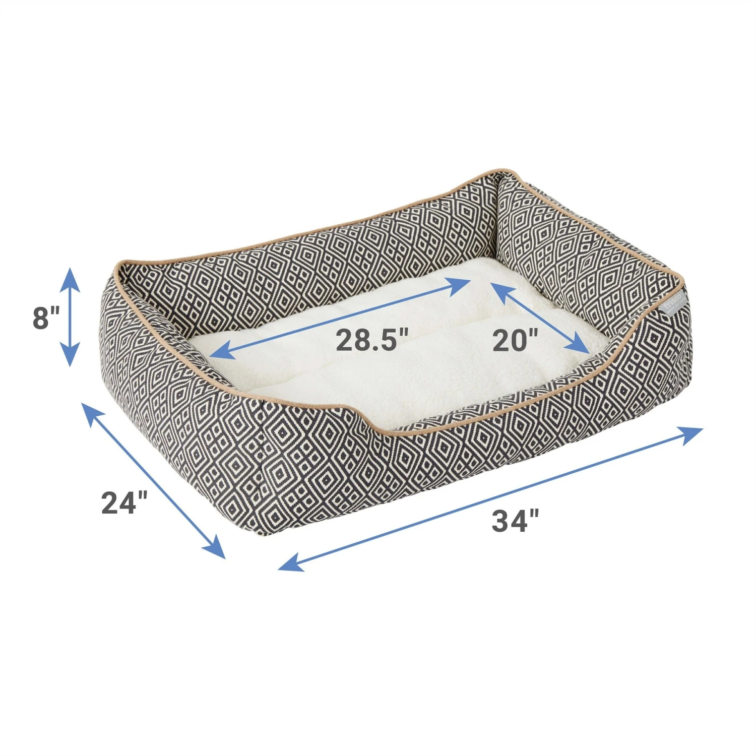 Frisco Boho Cuddler Dog & Cat Bed - Image 2