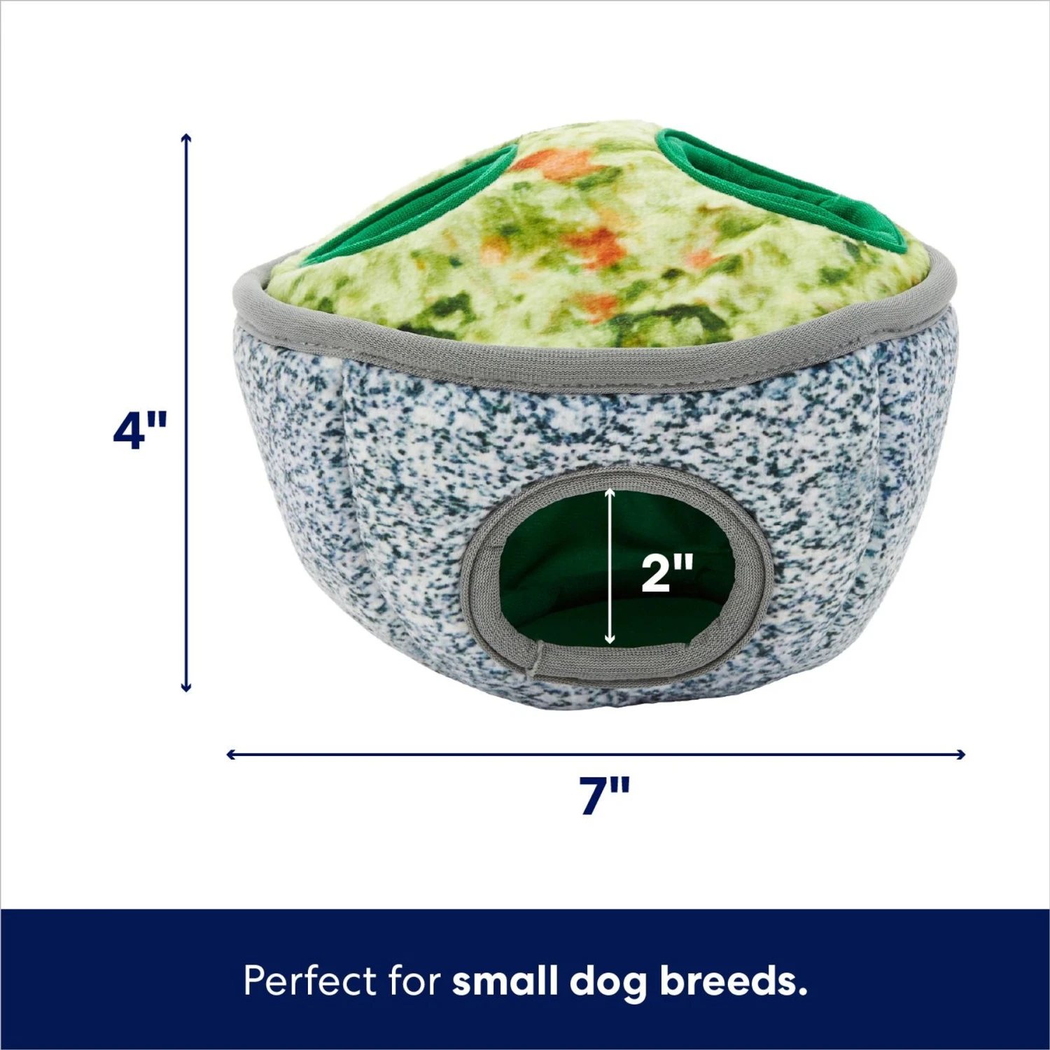 Frisco Guacamole Hide & Seek Puzzle Plush Squeaky Dog Toy & ZippyPaws Burrow Squeaky Hide & Seek Plush Dog Toy, Hedgehog Den - Image 4