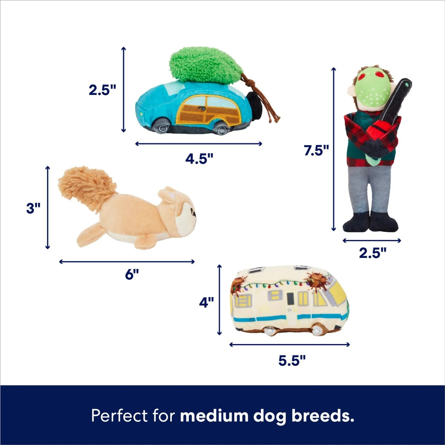 Frisco Holiday House Hide & Seek Puzzle Plush Squeaky Dog Toy & Frisco Holiday North Pole Mailbox Hide & Seek Puzzle Plush Squeaky Dog Toy - Image 3